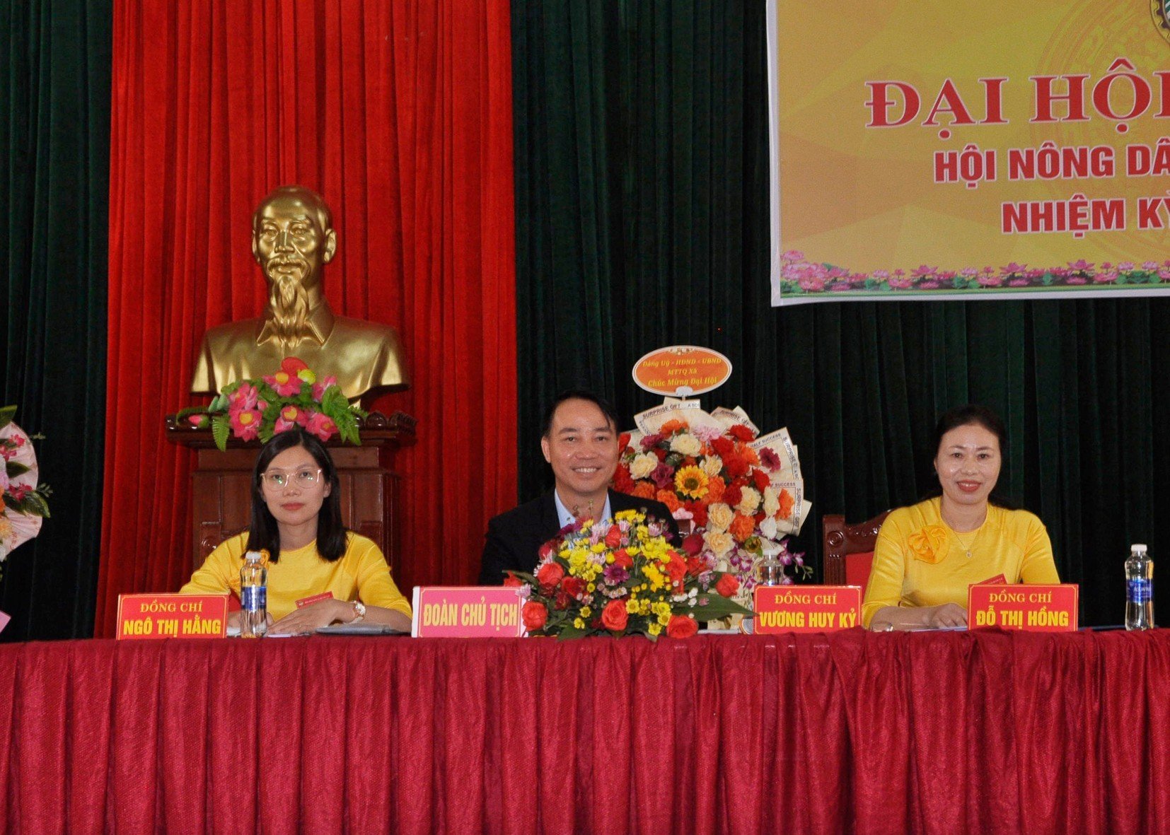 Hội Nông dân xã Quảng Văn tổ chức thành công Đại hội đại biểu Hội Nông dân xã, nhiệm kỳ 2023-2028